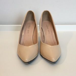 Madden Girl Nude Patent Pumps - Size 38 (8)